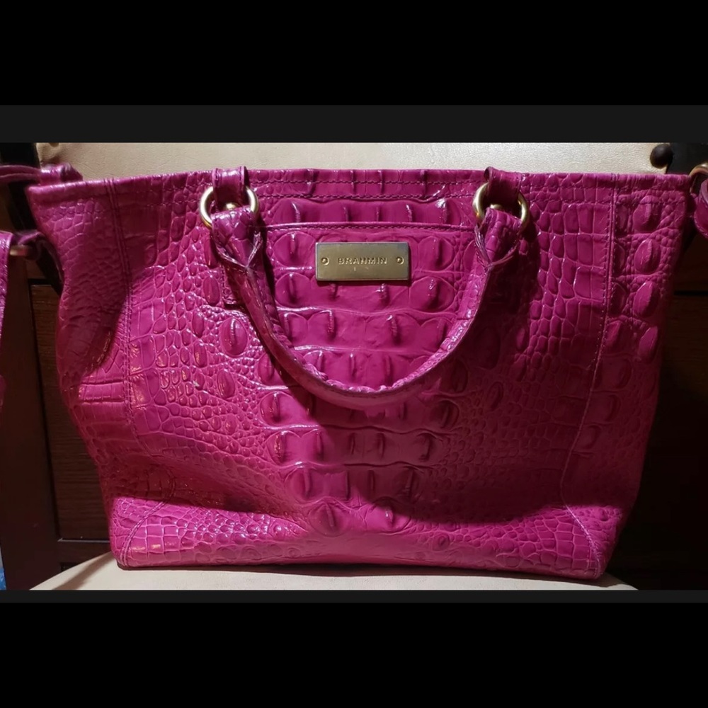 Brahmin Hibiscus handbag